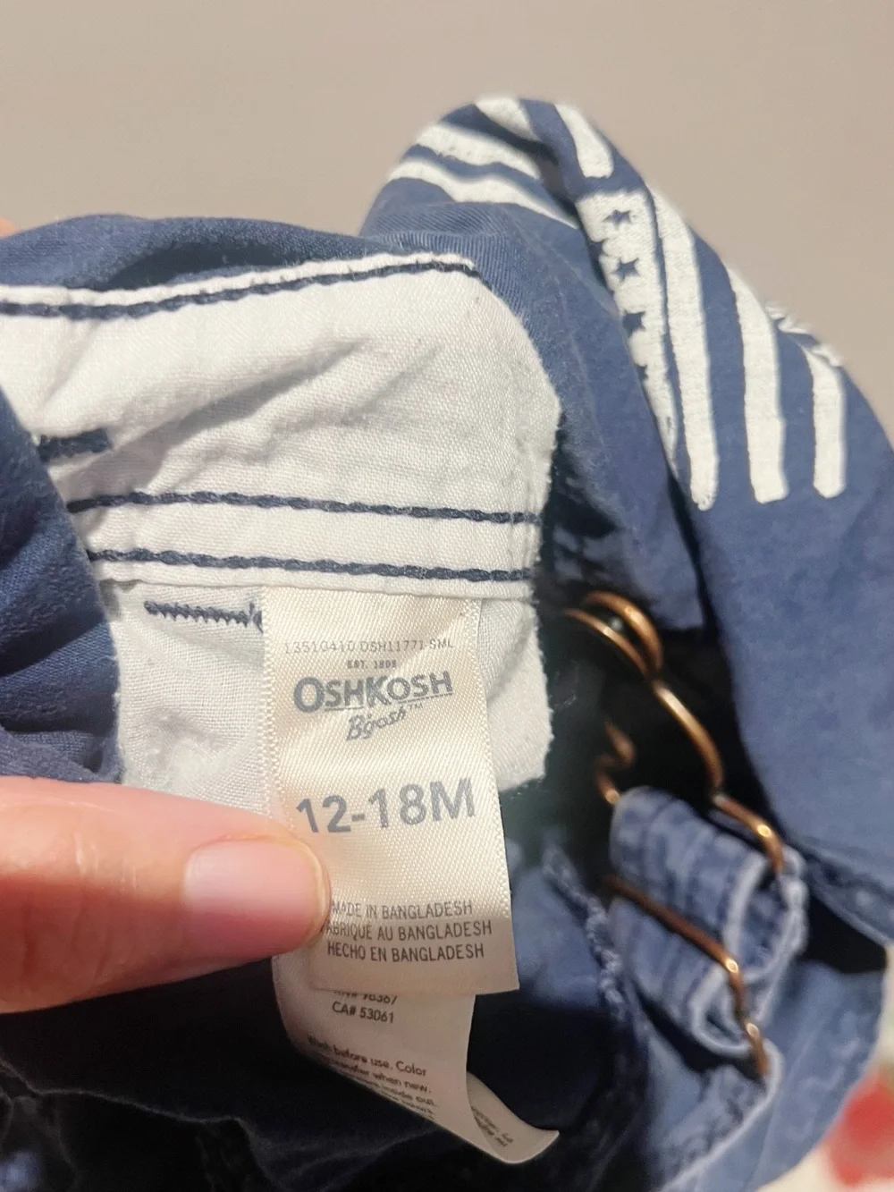 Oshkosh overall short